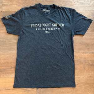 Eric Church Friday Night Soldier The Gather Again Tour Large T-Shirt